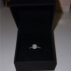 Silver promise ring Kay Jewlers.